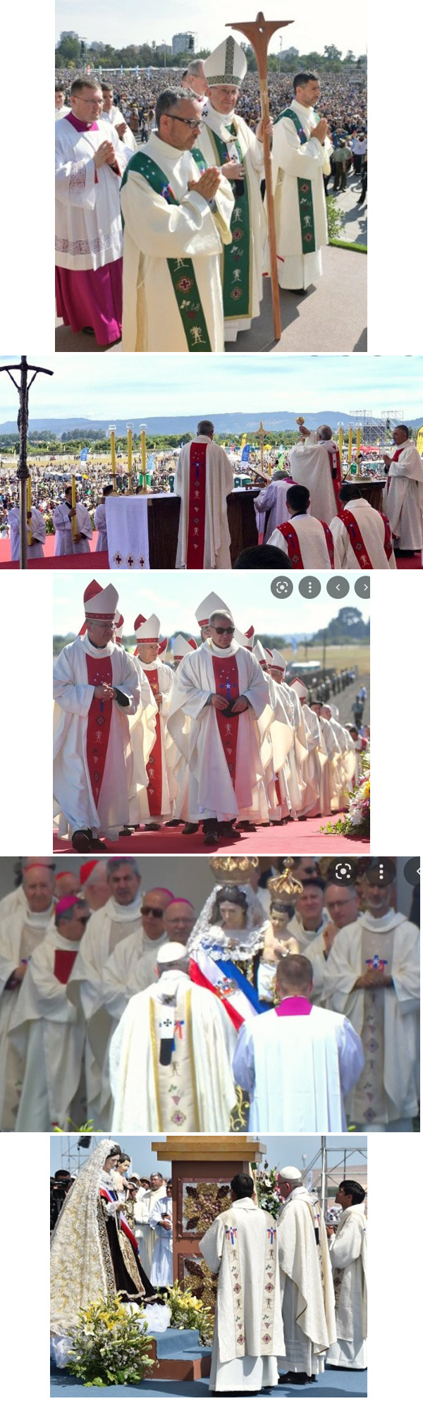 Papa Francisco usa vestes litúrgicas realizadas na Amazônia